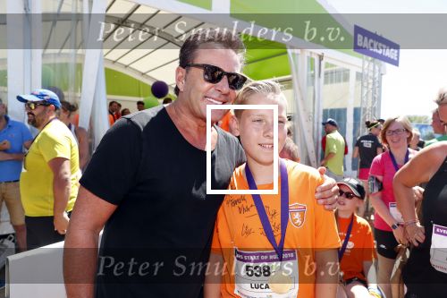 Amsterdam 1 juli 2018
Edwin Evers Run bij het science park met vele bners. Gerard Joling
