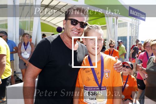 Amsterdam 1 juli 2018
Edwin Evers Run bij het science park met vele bners. Gerard Joling