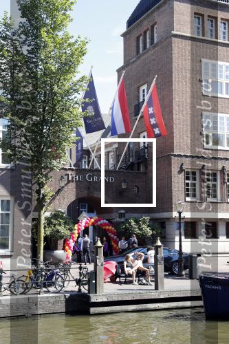Amsterdam 15 juli 2018
Frits Huffnagel feestje voor zijn 50e verjaardag bij hotel the Grand.