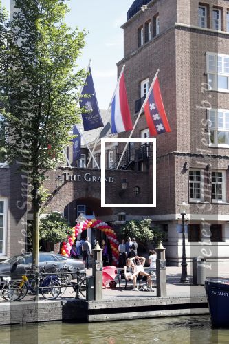 Amsterdam 15 juli 2018
Frits Huffnagel feestje voor zijn 50e verjaardag bij hotel the Grand.