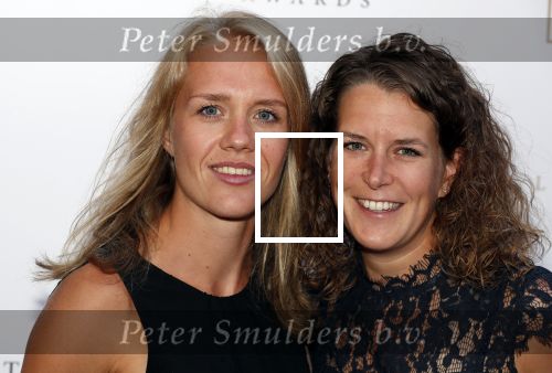 Amsterdam 10 juli 2018
Uitreiking leading ladies awards in hotel the Grand. Ireen Wust met partner Letitia de Jong