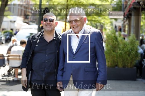 Amsterdam 4 juli 2018
Jaap v Zweden met zijn vader op de cornelis schuytstraat