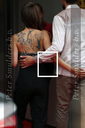Amsterdam 30 juli 2018
Premiere Mission Impossible in Pathe Arena. Jennifer de Jong met vriend en tatoo