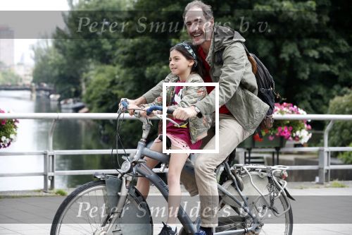Amsterdam 15 juni 2018
Johan Neijenhuis met dochter op de fiets.
