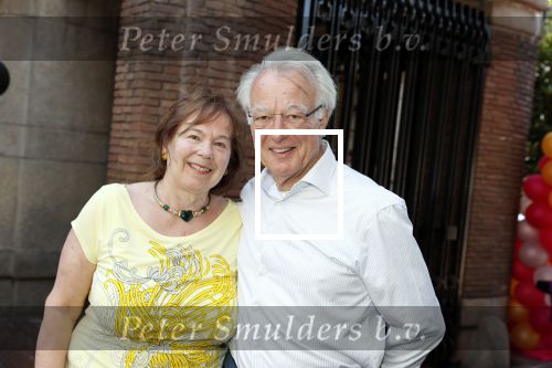 Amsterdam 15 juli 2018
Frits Huffnagel feestje voor zijn 50e verjaardag bij hotel the Grand. Jozias v Aartsen met vrouw