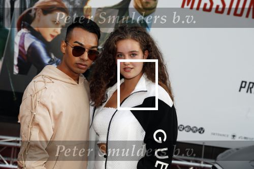Amsterdam 30 juli 2018
Premiere Mission Impossible in Pathe Arena. King Faisel met Gigi Springer
