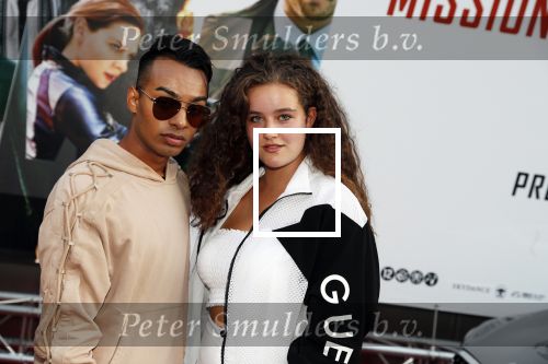 Amsterdam 30 juli 2018
Premiere Mission Impossible in Pathe Arena. King Faisel met Gigi Springer