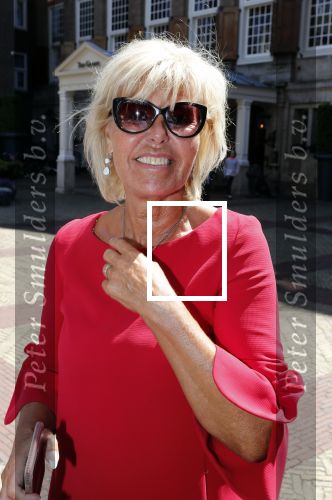 Amsterdam 15 juli 2018
Frits Huffnagel feestje voor zijn 50e verjaardag bij hotel the Grand. Margriet Zegers met Erica Terptra
