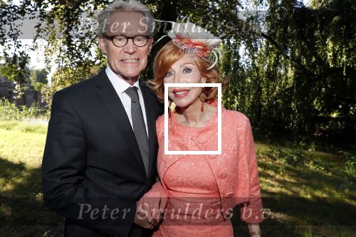 Haarzuilens 20 juni 2018
Haringparty op kasteel de Haar. Marijke Helwegen met man Harrie