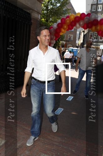 Amsterdam 15 juli 2018
Frits Huffnagel feestje voor zijn 50e verjaardag bij hotel the Grand. Mark Rutte