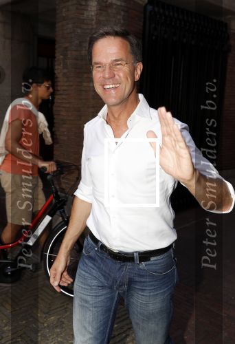 Amsterdam 15 juli 2018
Frits Huffnagel feestje voor zijn 50e verjaardag bij hotel the Grand. Mark Rutte