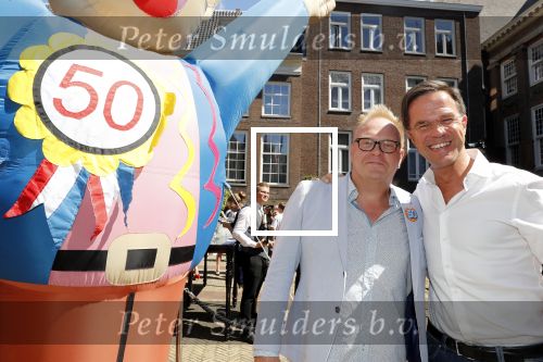 Amsterdam 15 juli 2018
Frits Huffnagel feestje voor zijn 50e verjaardag bij hotel the Grand. Mark Rutte