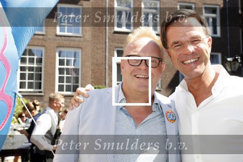 Amsterdam 15 juli 2018
Frits Huffnagel feestje voor zijn 50e verjaardag bij hotel the Grand. Mark Rutte