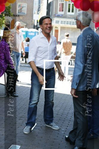 Amsterdam 15 juli 2018
Frits Huffnagel feestje voor zijn 50e verjaardag bij hotel the Grand. Mark Rutte
