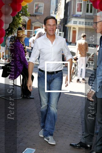 Amsterdam 15 juli 2018
Frits Huffnagel feestje voor zijn 50e verjaardag bij hotel the Grand. Mark Rutte