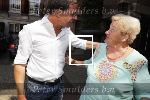 Amsterdam 15 juli 2018
Frits Huffnagel feestje voor zijn 50e verjaardag bij hotel the Grand. Erica Terpstra en Mark Rutte