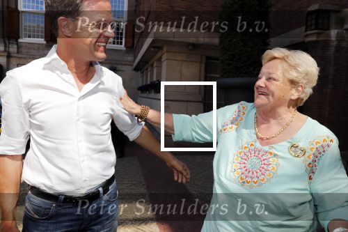 Amsterdam 15 juli 2018
Frits Huffnagel feestje voor zijn 50e verjaardag bij hotel the Grand. Erica Terpstra en Mark Rutte