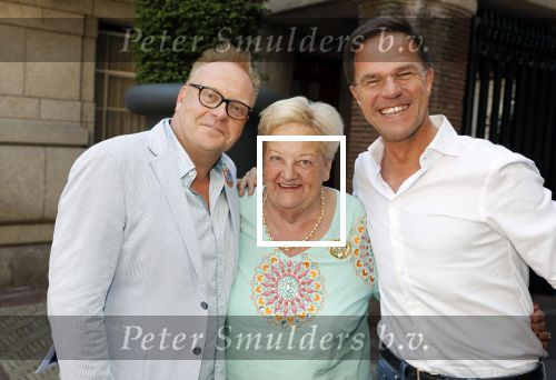 Amsterdam 15 juli 2018
Frits Huffnagel feestje voor zijn 50e verjaardag bij hotel the Grand. Erica Terpstra en Mark Rutte