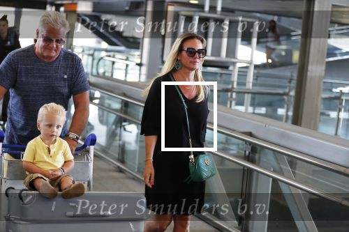 Marbella 26 juli 2018
Andre Hazes en zijn vriendin Monique en zoontje Dre vieren vakantie met Monique haar ouders in een villa van vrienden