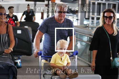 Marbella 26 juli 2018
Andre Hazes en zijn vriendin Monique en zoontje Dre vieren vakantie met Monique haar ouders in een villa van vrienden
