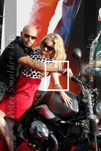 Amsterdam 30 juli 2018
Premiere Mission Impossible in Pathe Arena. Monique Sluyter met vriend