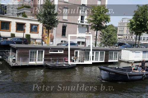 Amsterdam 4 juli 2018
Noortje Herlaar haar woonark / huis op de grachten van Amsterdam.