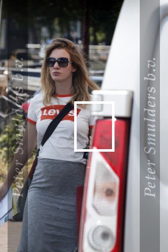 Amsterdam 12 juli 2018
Noortje Herlaar zwanger bij haar woonboot/woonark.