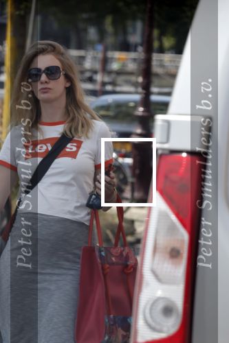Amsterdam 12 juli 2018
Noortje Herlaar zwanger bij haar woonboot/woonark.