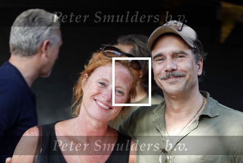 Amsterdam 13 juli 2018
Opening cafe Mimi van actrice Linde van den Heuvel en â€¦. Oda Spelbos met Roeland Fernhout
