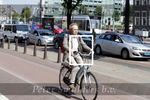 Amsterdam 12 juli 2018
Paul Haenen op de fiets.