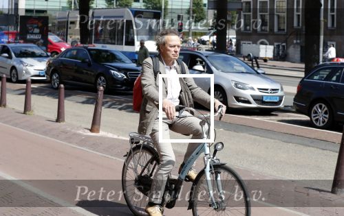 Amsterdam 12 juli 2018
Paul Haenen op de fiets.