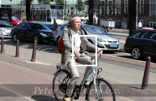 Amsterdam 12 juli 2018
Paul Haenen op de fiets.
