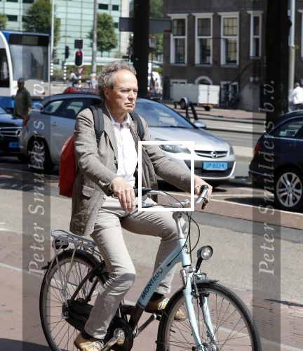 Amsterdam 12 juli 2018
Paul Haenen op de fiets.