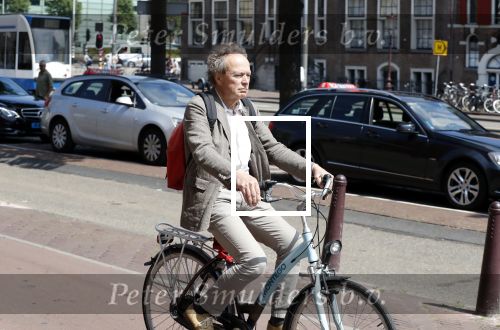 Amsterdam 12 juli 2018
Paul Haenen op de fiets.