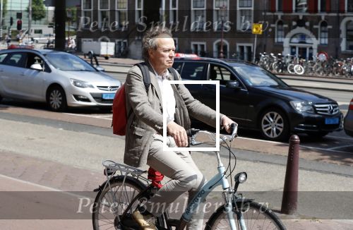 Amsterdam 12 juli 2018
Paul Haenen op de fiets.