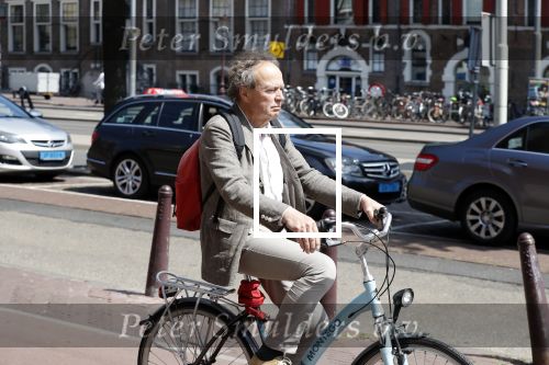 Amsterdam 12 juli 2018
Paul Haenen op de fiets.