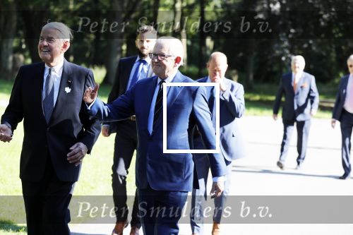 Haarzuilens 20 juni 2018
Haringparty op kasteel de Haar. Pieter v Vollenhoven met Jaap Rost Onnes