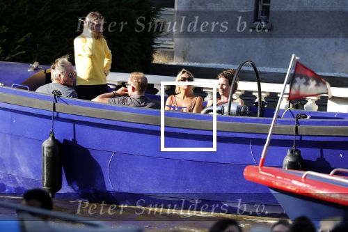 Amsterdam 29 juni 2018
Prins Bernhard jr en zijn  vrouw Prinses Annette borrelen met vrienden op hun boot (waterdream is het merk van de boot). De boot ligt achter hun huis.