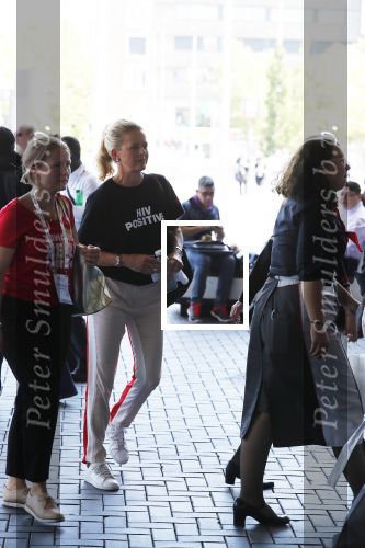 Amsterdam 23 juli 2018
Prinses Mabel tijdens aids symposium in de RAI