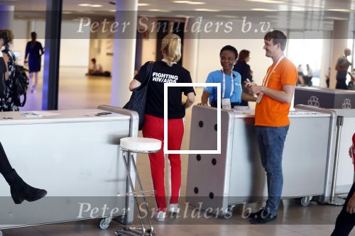 Amsterdam 23 juli 2018
Prinses Mabel tijdens aids symposium in de RAI