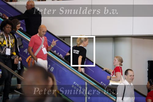 Amsterdam 23 juli 2018
Prinses Mabel tijdens aids symposium in de RAI