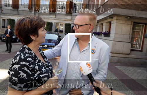 Amsterdam 15 juli 2018
Frits Huffnagel feestje voor zijn 50e verjaardag bij hotel the Grand. Rita Verdonk