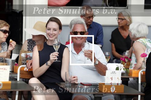 Amsterdam 7 juli 2018
Rob Heilbron met zijn vriendin op terras.