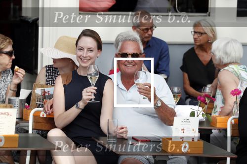 Amsterdam 7 juli 2018
Rob Heilbron met zijn vriendin op terras.