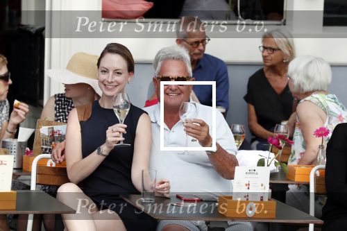 Amsterdam 7 juli 2018
Rob Heilbron met zijn vriendin op terras.