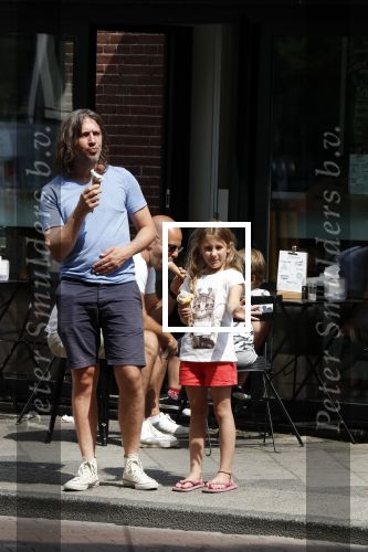 Amsterdam 18 juli 2018
Rob v d Wouw eet met zijn dochter een ijsje