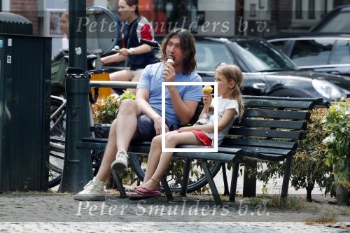 Amsterdam 18 juli 2018
Rob v d Wouw eet met zijn dochter een ijsje
