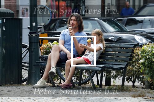 Amsterdam 18 juli 2018
Rob v d Wouw eet met zijn dochter een ijsje