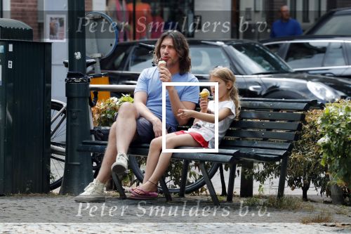 Amsterdam 18 juli 2018
Rob v d Wouw eet met zijn dochter een ijsje