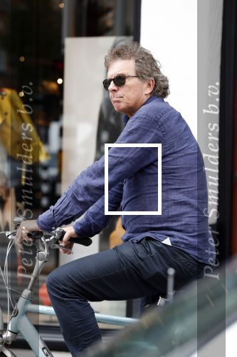 Amsterdam 18 juli 2018
Robert ten Brink op de fiets in Amsterdam